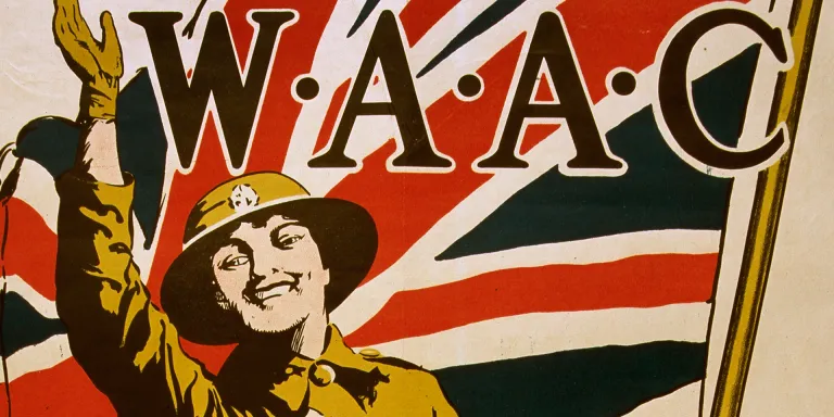 Recruiting poster for Women's Army Auxiliary Corps, 1918