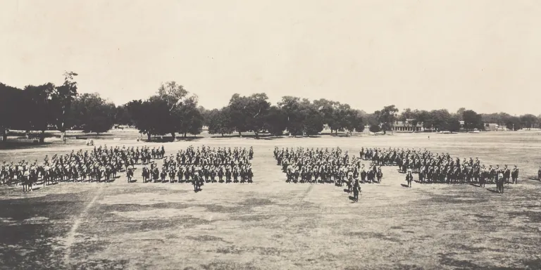 Last mounted parade of the 14th/20th King's Hussars, Lucknow, 1938