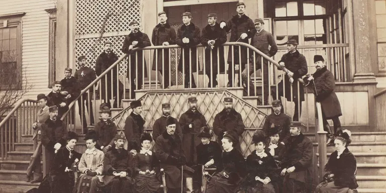 Officers of the 97th Regiment at Halifax, Nova Scotia, c1880