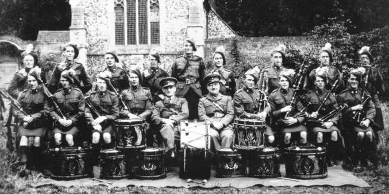 Bandsmen of The Royal Ulster Rifles, c1941