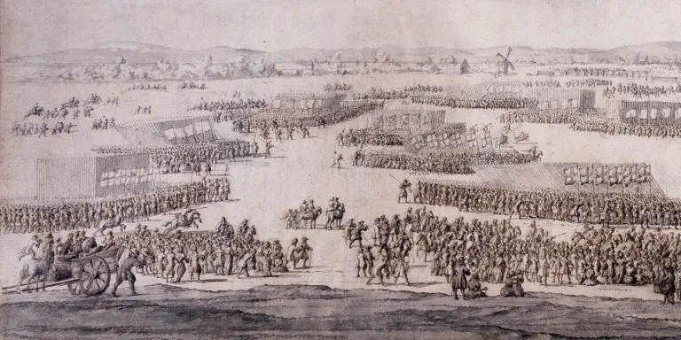 The Grand Review of the Army on Hounslow Heath, 1687