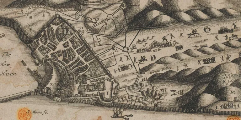 Plan of the fortifications at Tangier, May 1680
