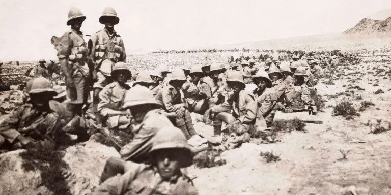 2nd Battalion The Devonshire Regiment on the North-West Frontier of India, c1919
