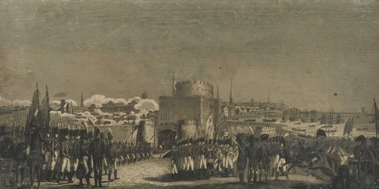 British forces occupying Copenhagen, September 1807