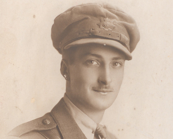 Second Lieutenant Eric Hall, 2nd Battalion The Hampshire Regiment, c1915