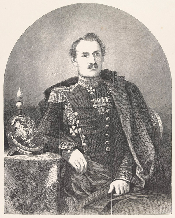 Lieutenant General Pavel Liprandi, 1854. He commanded the Russian force at Balaklava