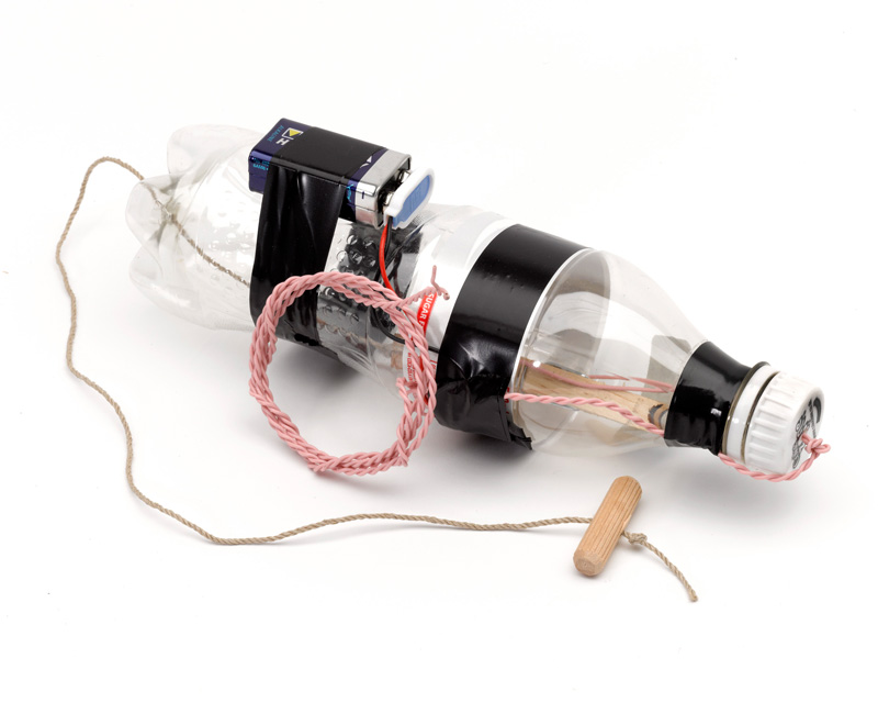 Replica Improvised Explosive Device made from a plastic bottle, 2013
