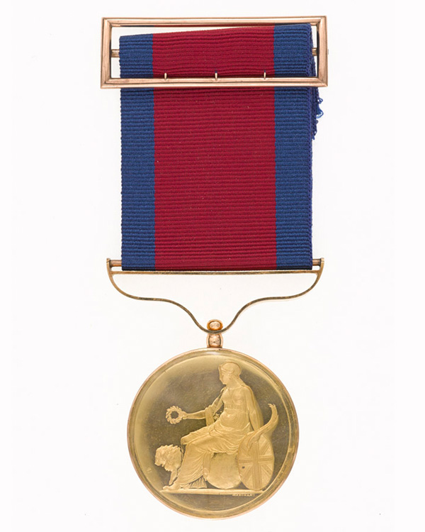 The Army Gold Medal awarded to Sir William Inglis for his actions at Albuhera