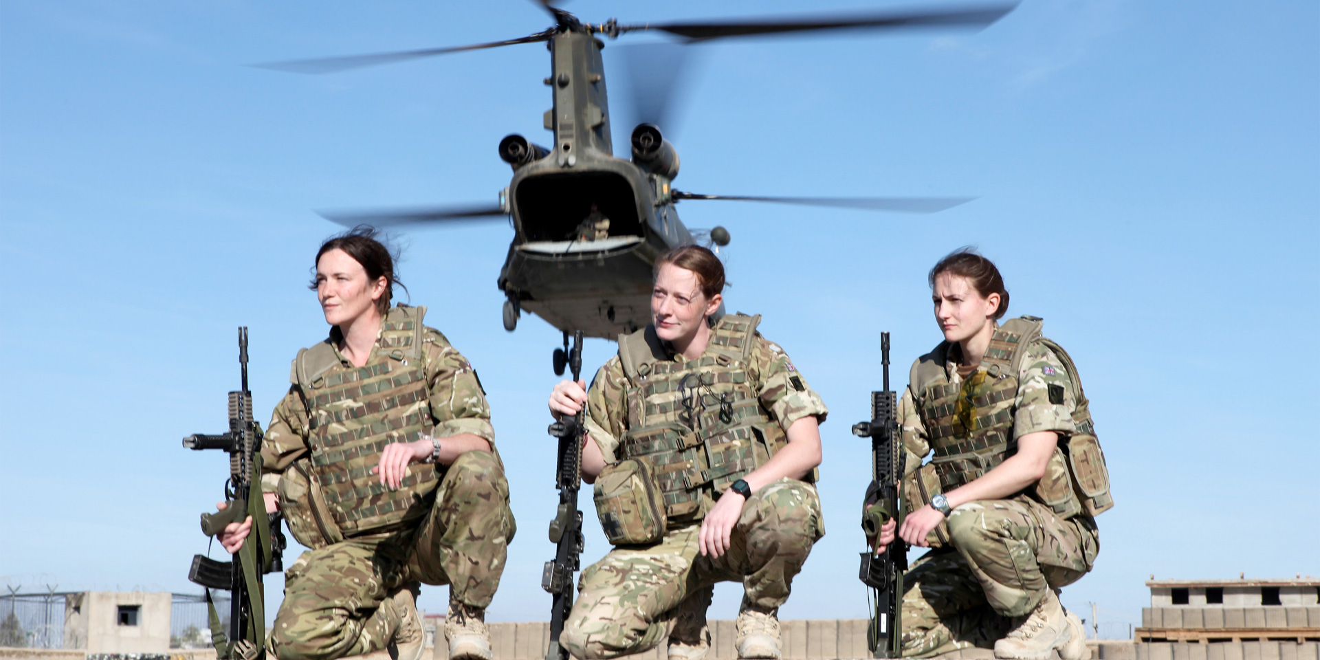 Female soldiers of The Royal Highland Fusiliers, Royal Regiment of Scotland, Helmand Province, 2011