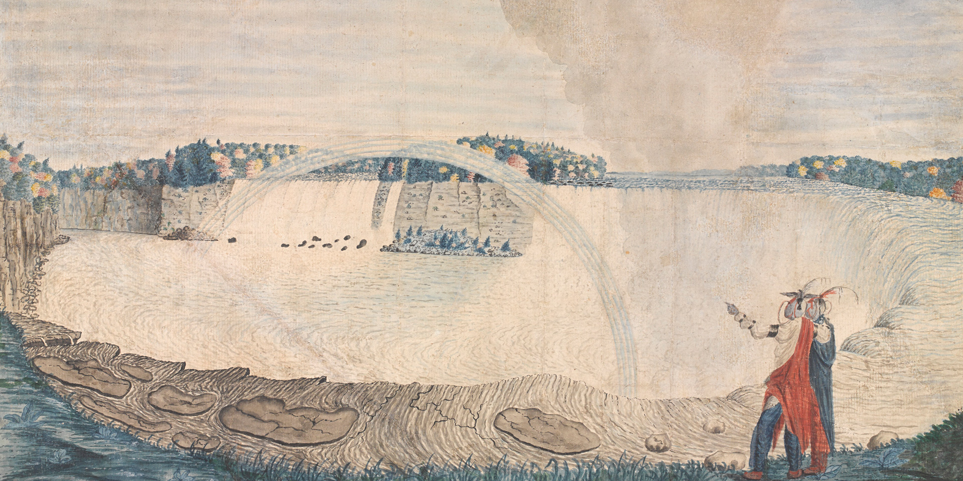 An East View of the Great Cataract of Niagara, 1762