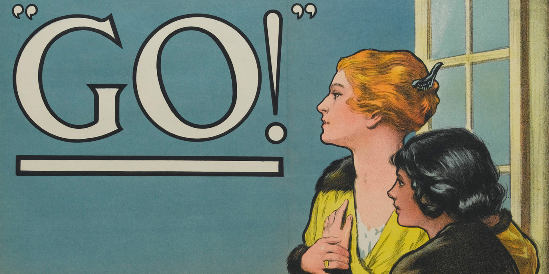 'Women of Britain Say - Go!' recruiting poster, 1915