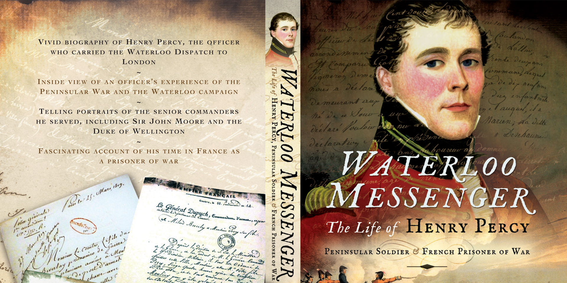 Book cover of 'Waterloo Messenger: The life of Henry Percy'