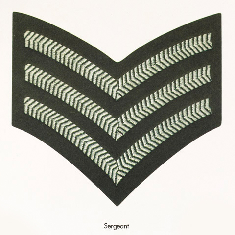 British Army Sgts Chevrons Sergeant Stripes