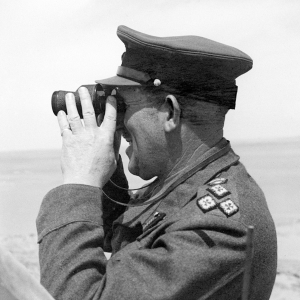 Brigadier J Cristal in Africa during the Second World War, 1943