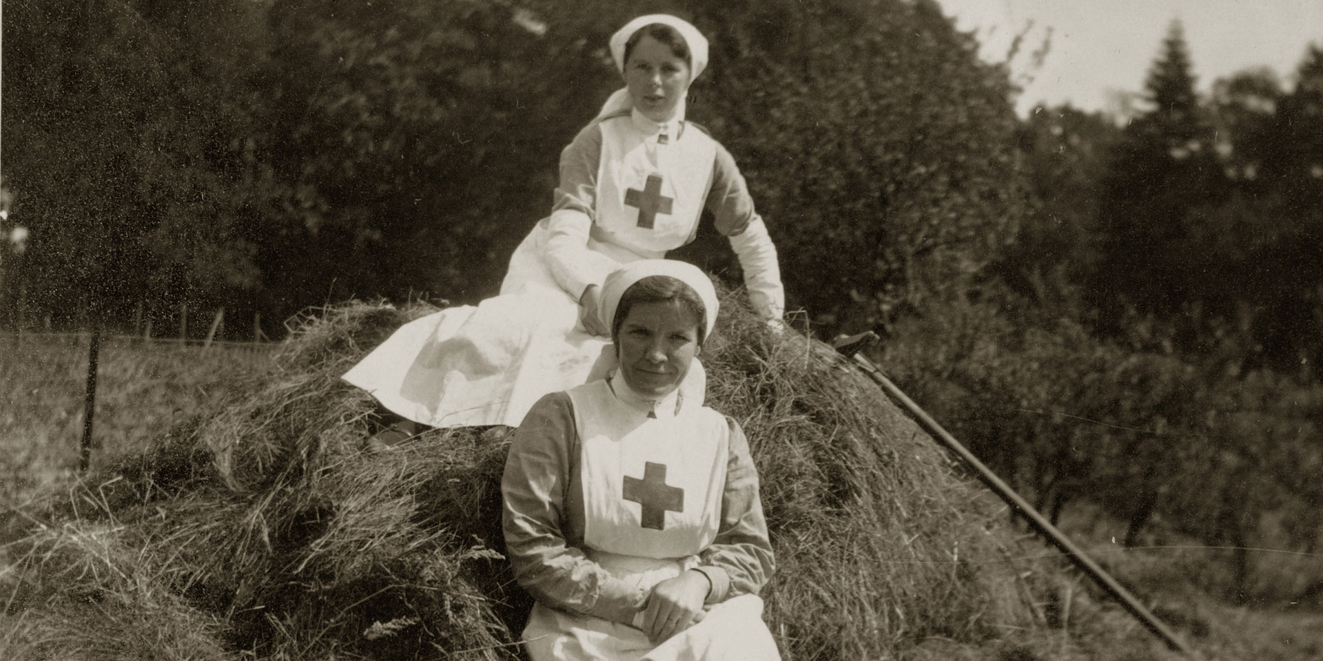 Nurses at Felthorpe, 1917