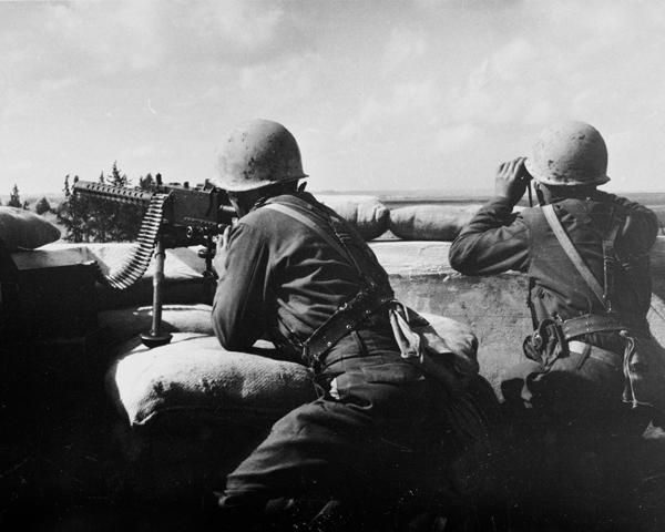 Turkish peacekeeping troops near Famagusta, January 1964