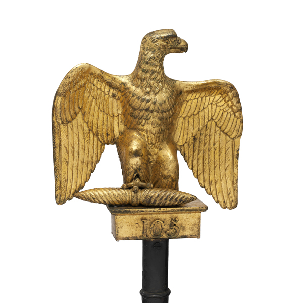 Eagle captured by Captain Alexander Kennedy Clark, 1st (or Royal) Dragoons, 1815