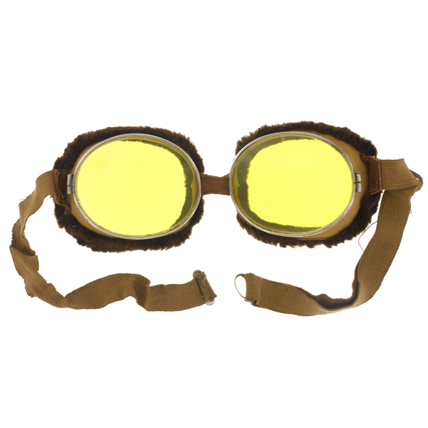 Flying goggles used by the Royal Flying Corps, 1917