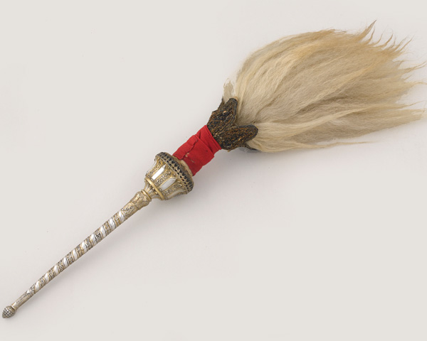 Silver fly whisk looted from Bahadur Shah's palace at the Red Fort, Delhi, 1857