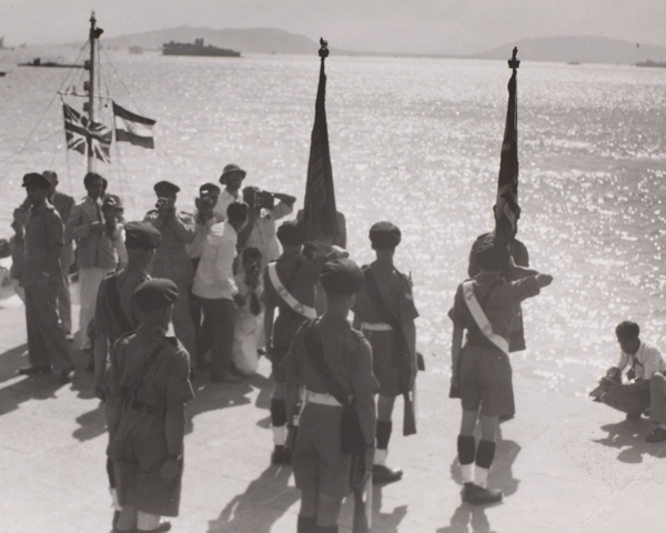 The Somerset Light Infantry, the last British troops to leave India, Bombay, 1948