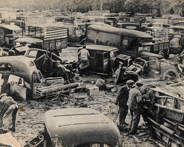 Abandoned vehicles, 1940