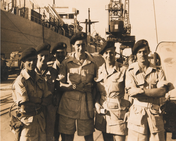 Members of 317 Airborne Field Security Section, 1948