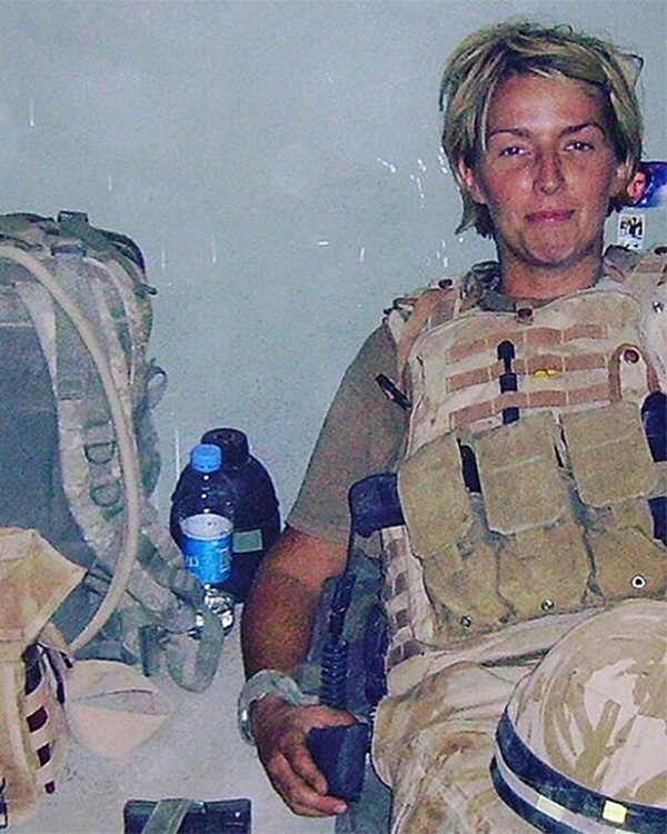 Combat Medic Chantelle Taylor, the first woman to kill in combat, on tour in Afghanistan, 2008