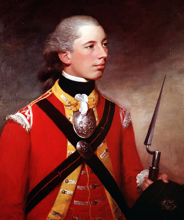 Captain Thomas Hewitt, 10th Regiment of Foot, who commanded a light company at Lexington, 1781