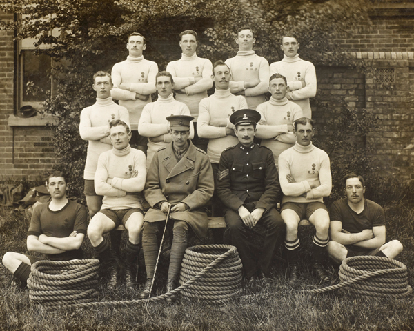 2nd Battalion The Royal Dublin Fusiliers’ Tug-of-War Team, 1914