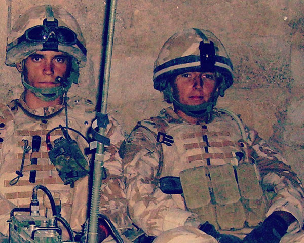 Sergeant Chantelle Taylor, Royal Army Medical Corps, in Afghanistan, 2006