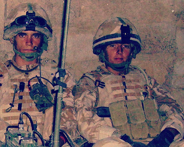 Sergeant Chantelle Taylor, Royal Army Medical Corps, in Afghanistan, 2006