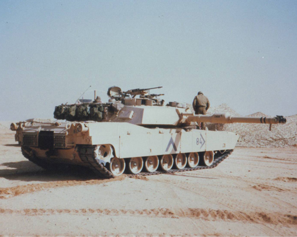 American M1 Abrams main battle tank, 1991