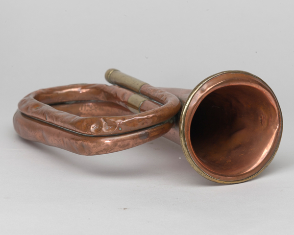 Bugle recovered from a Chinese position in Gloster Valley, 1951