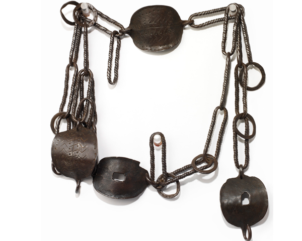 Leg manacles worn by the prisoners of Emperor Tewodros, 1868