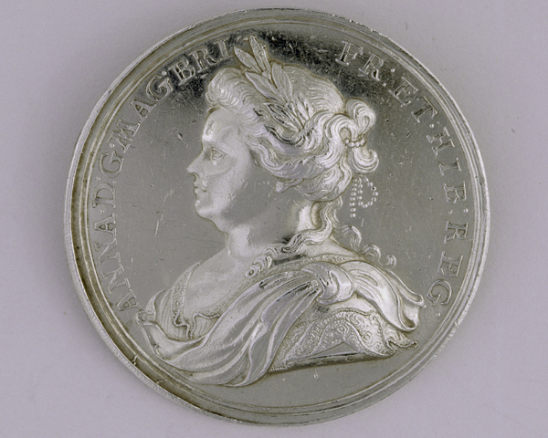 Silver medal commemorating the Peace of Utrecht, 1713