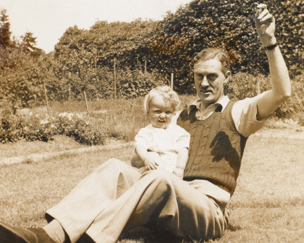 Antony Mallaby with his father Brigadier (later Major-General) Aubertin Mallaby, 