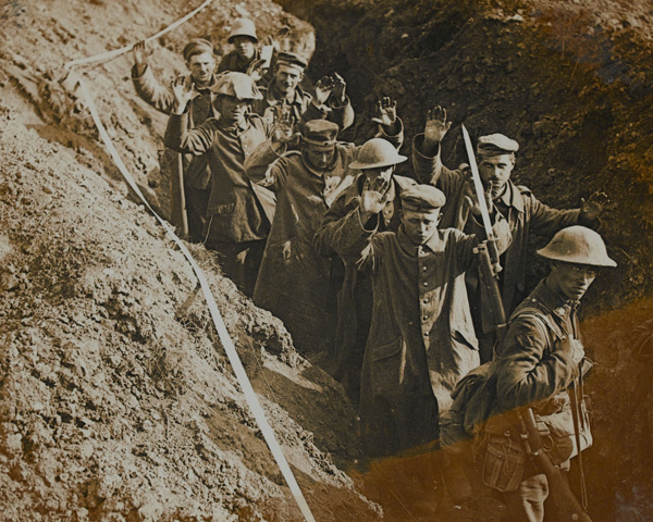 Prisoners captured during the August battles, 1918 