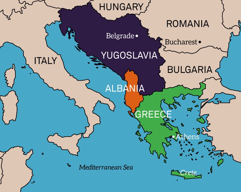 The Balkan Peninsula Map