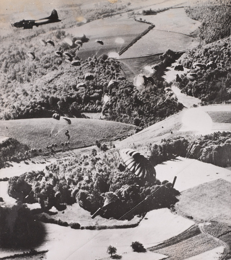 Air dropping supplies to the French resistance, 1944