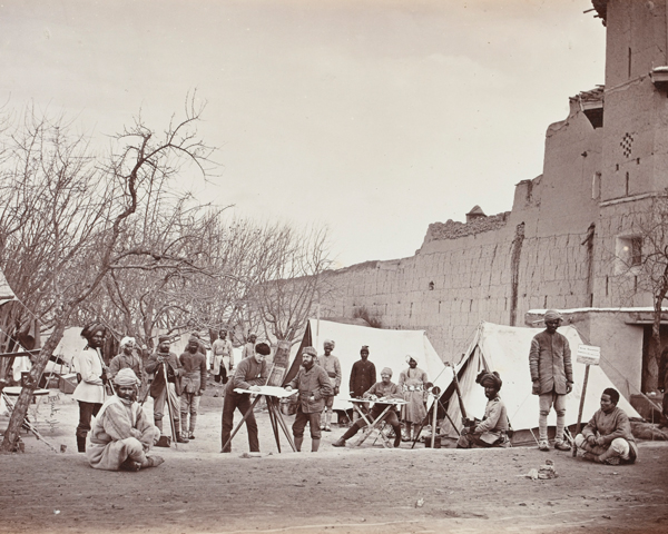 Royal Engineer signallers in Afghanistan, 1879 