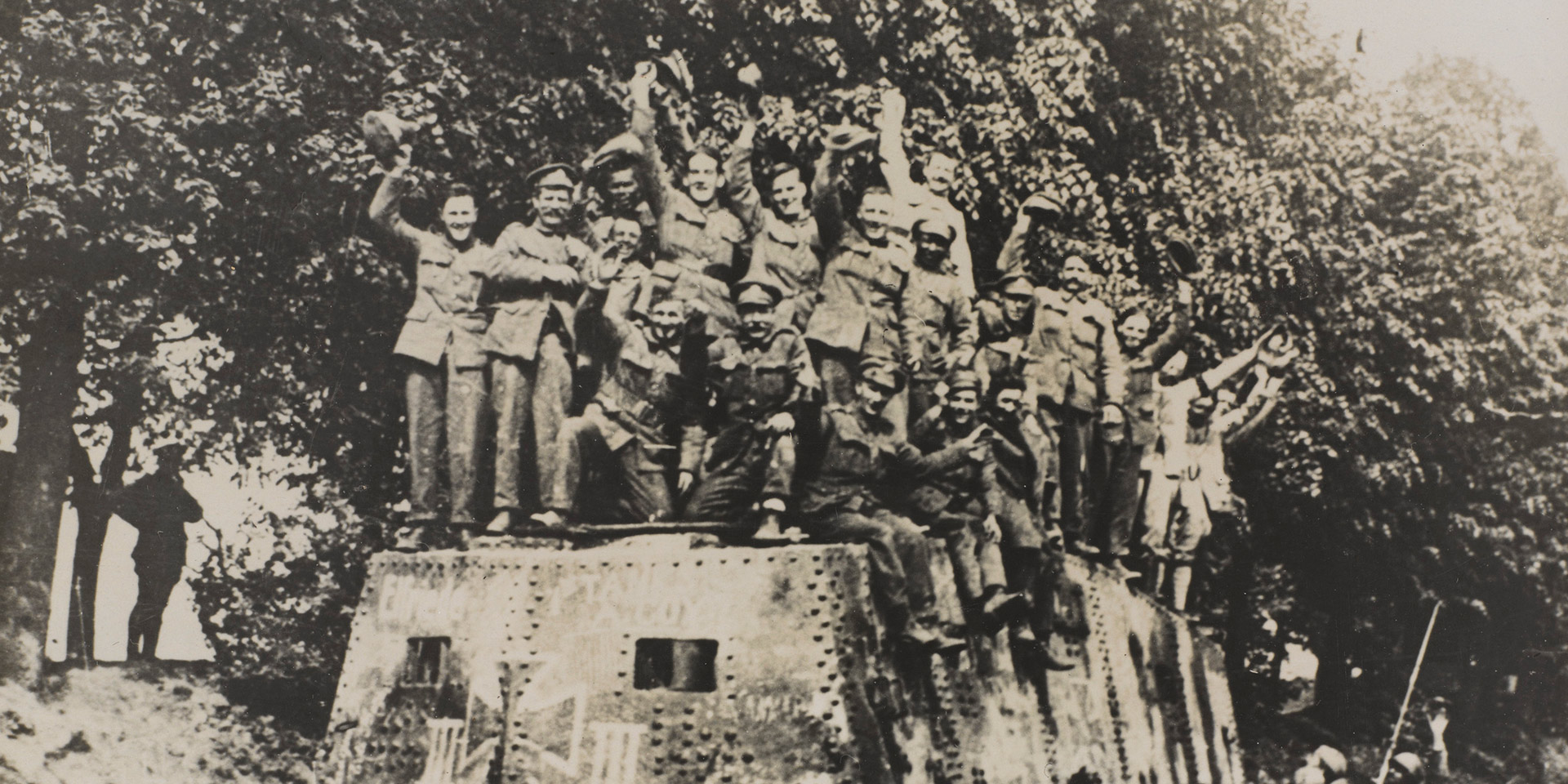 The tank clash at Villers-Bretonneux