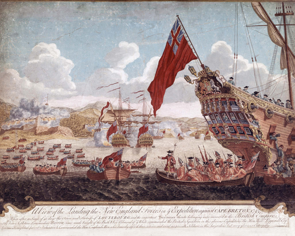 The Capture of Louisbourg, 1745