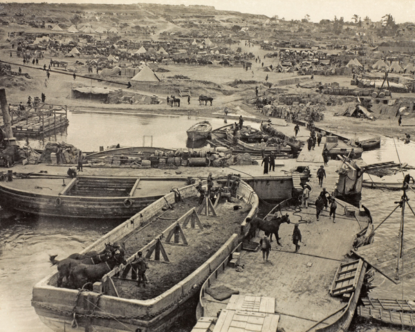 'V' Beach, Cape Helles, April 1915