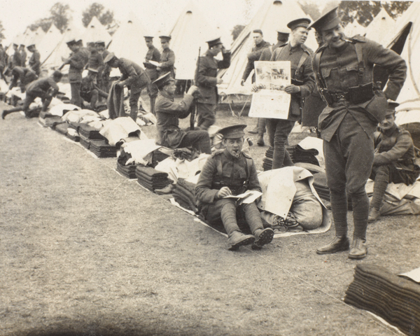 Members of the Inns of Court OTC at Berkhamstead, 1914