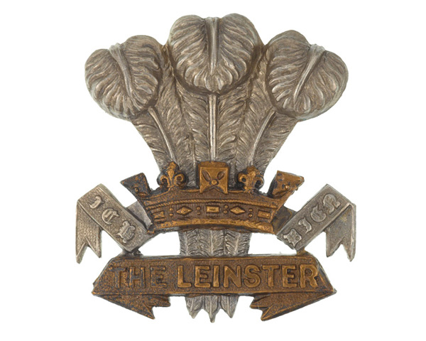 Cap badge of The Prince of Wales’s Leinster Regiment (Royal Canadians), c1881-1922