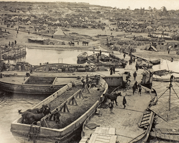 V Beach, Cape Helles, April 1915