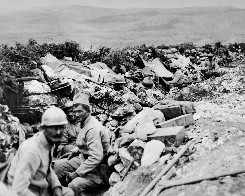 Serbians on the Balkan Front, September 1916