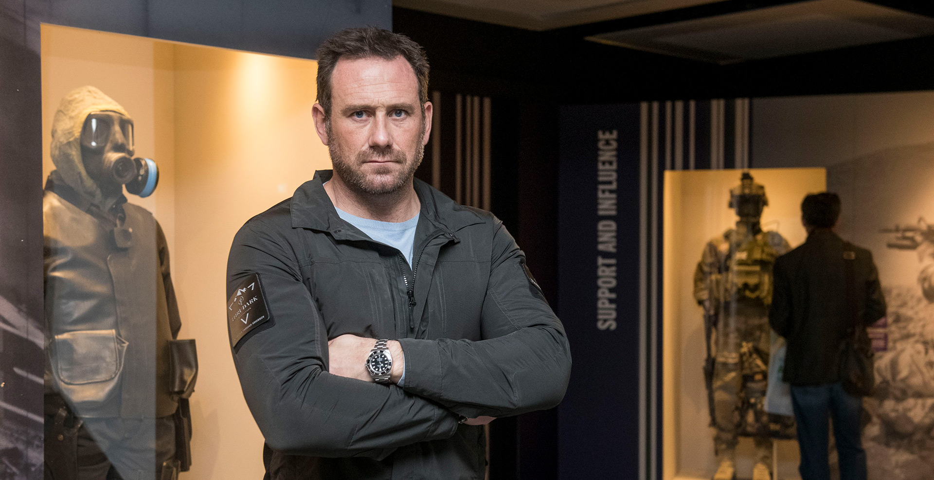 Jason Fox in special forces exhibition