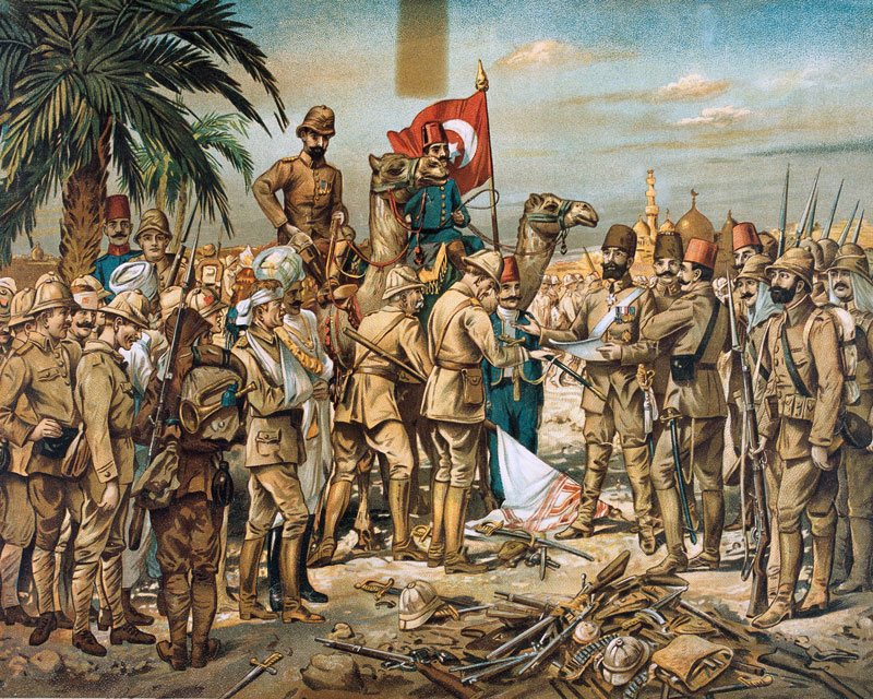 A Turkish print celebrating the victory at Kut, 1916