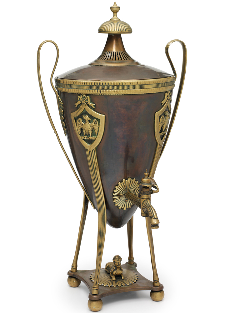 Samovar taken from Napoleon’s baggage after the Battle of Waterloo, 1815 